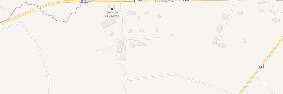 Plan du 5117 Kerouriou à Garlan