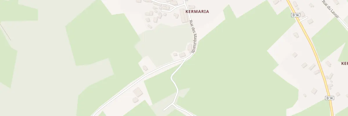Plan du 449 Kermaria à Berrien