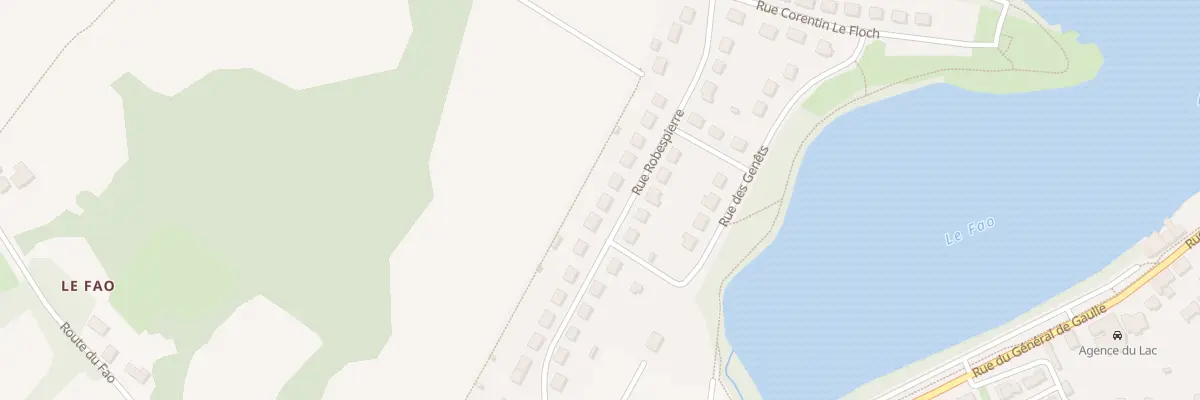Plan du 17 Rue Robespierre à Huelgoat