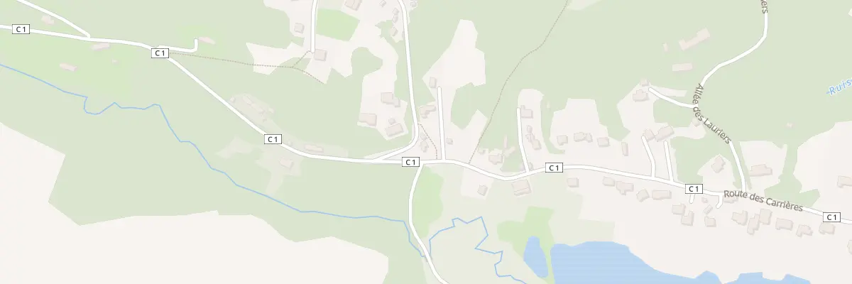 Plan du 2 Kerbizien à Huelgoat