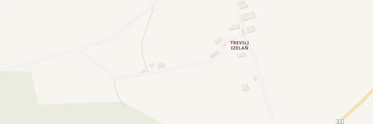 Plan du 280 Trevilli Izella à Spézet