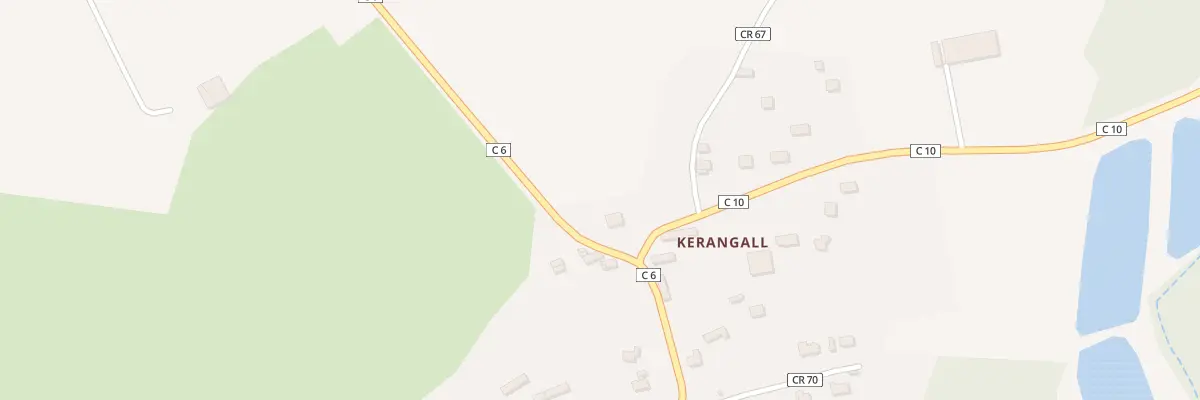 Plan du 3 Kerangall à Névez