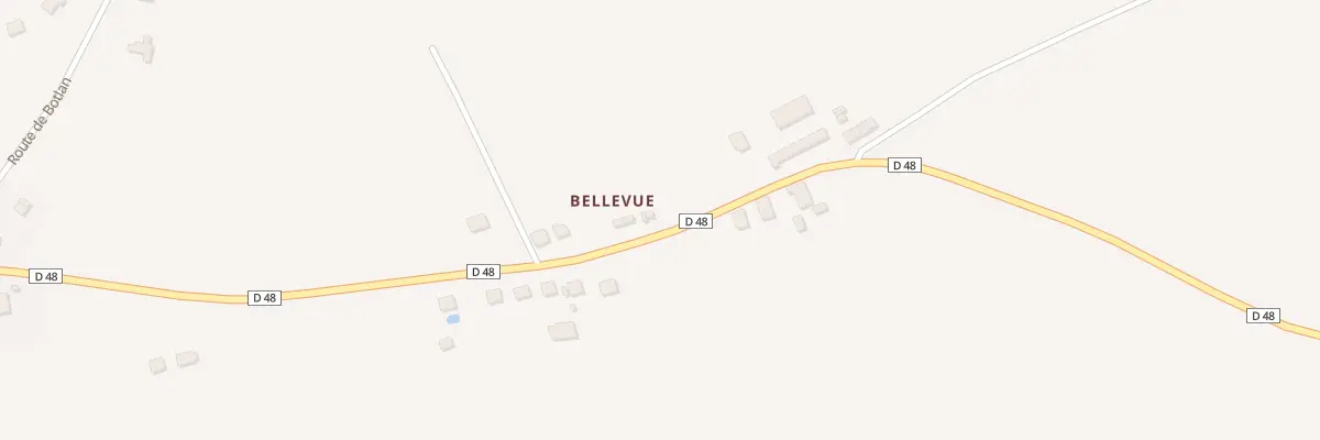 Plan du 5029 Bellevue à Collorec