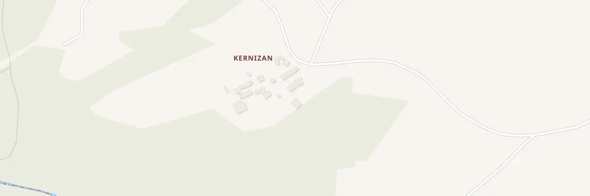 Plan du 128 Kernisan à Plouyé