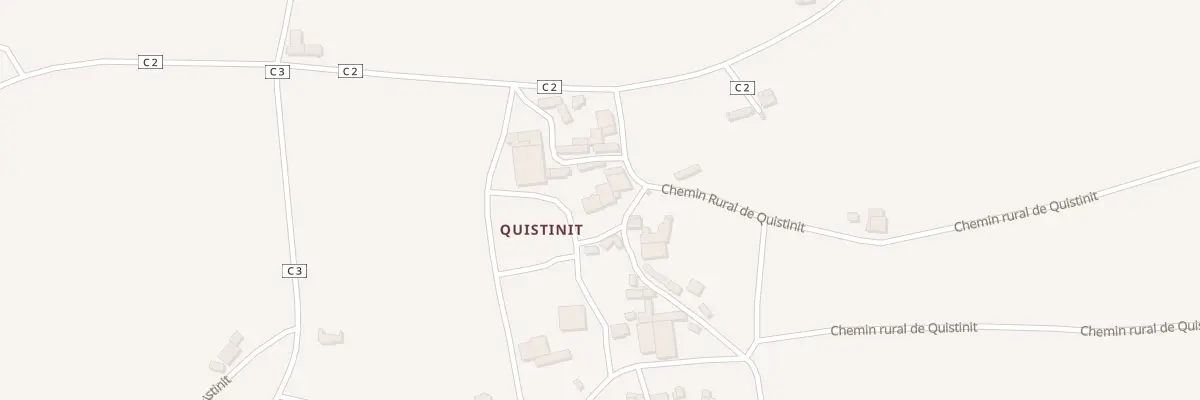 Plan du 8 Quistinit à Rosporden