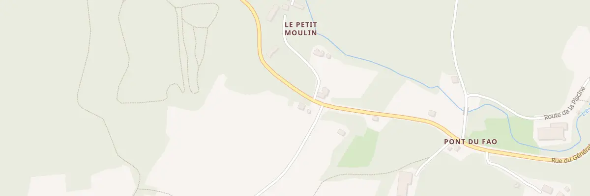 Plan du 19 Le Petit Moulin à Huelgoat