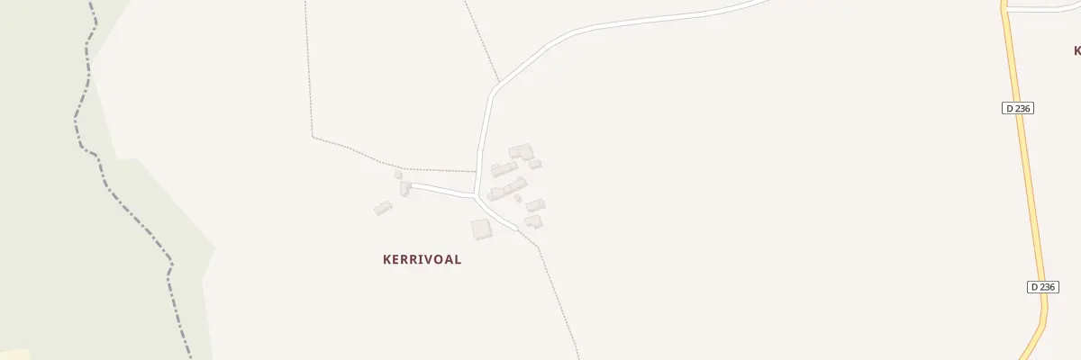 Plan du 256 Kerrivoal à Landeleau