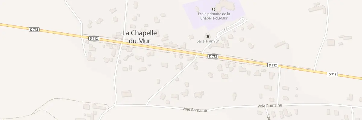 Plan du 16 Chapelle du Mur à Plouigneau