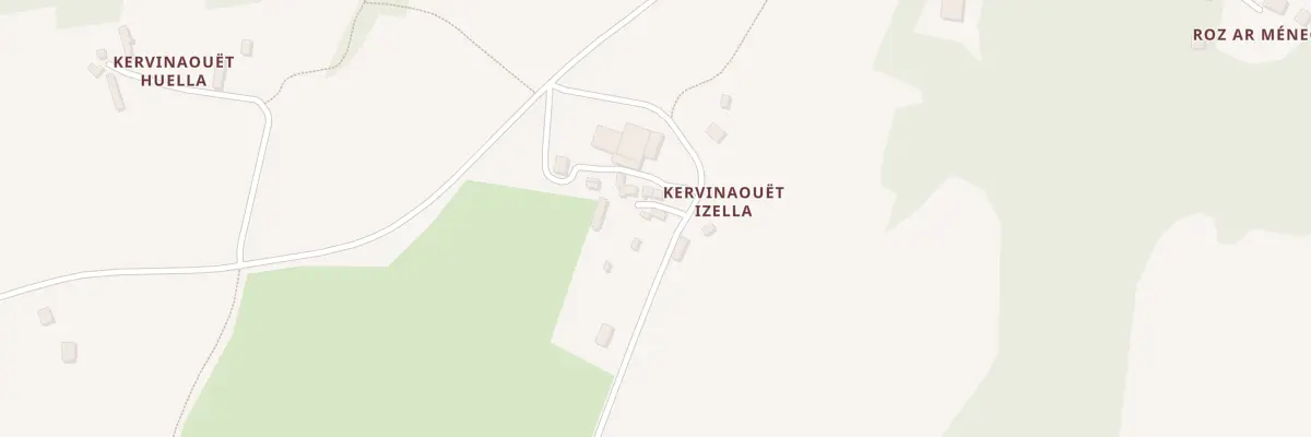 Plan du 5037 Kervinaouet Izella à Huelgoat