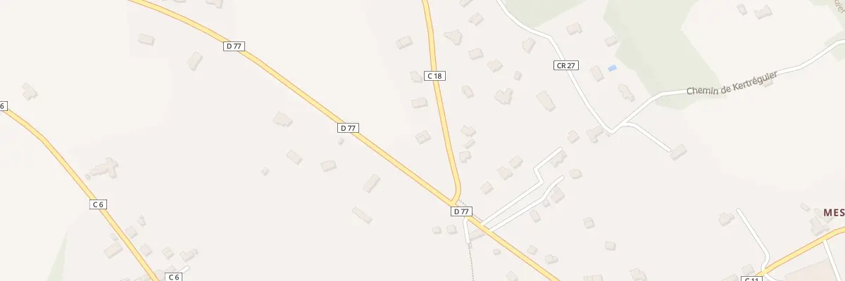 Plan du 30 Kertreguier à Névez