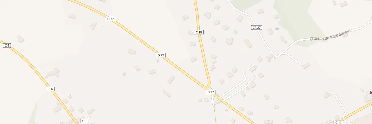 Plan du 32 Kertreguier à Névez