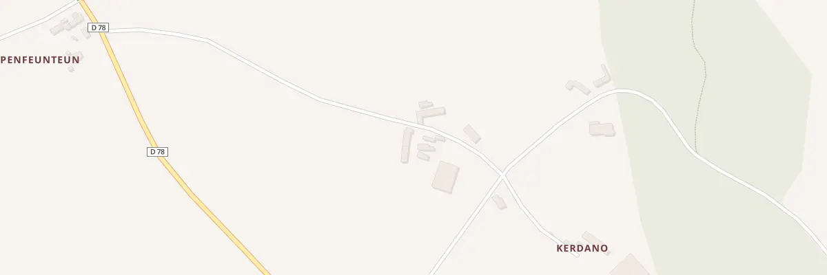 Plan du 207 Kervoaziou à Saint-Jean-du-Doigt