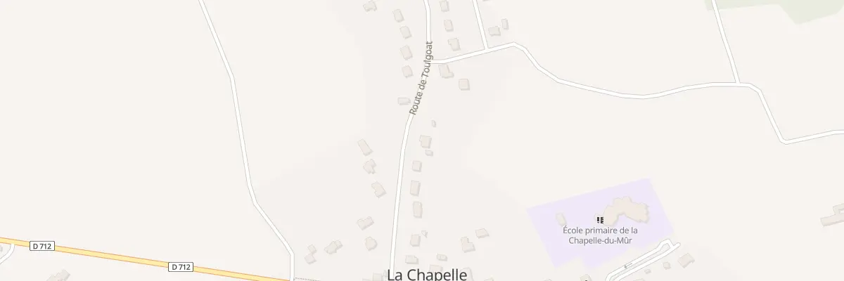 Plan du 11 Rte de Toulgoat à Plouigneau