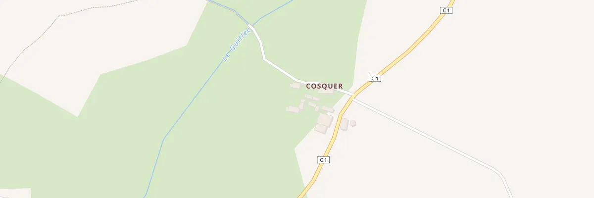 Plan du 247 Le Cosquer à Collorec