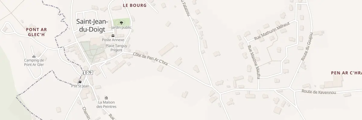 Plan du 7 Cote de Pen Ar C’Hra à Saint-Jean-du-Doigt