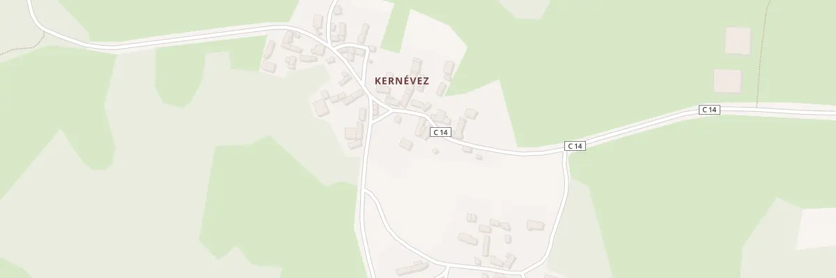Plan du 402 Kernevez à Berrien