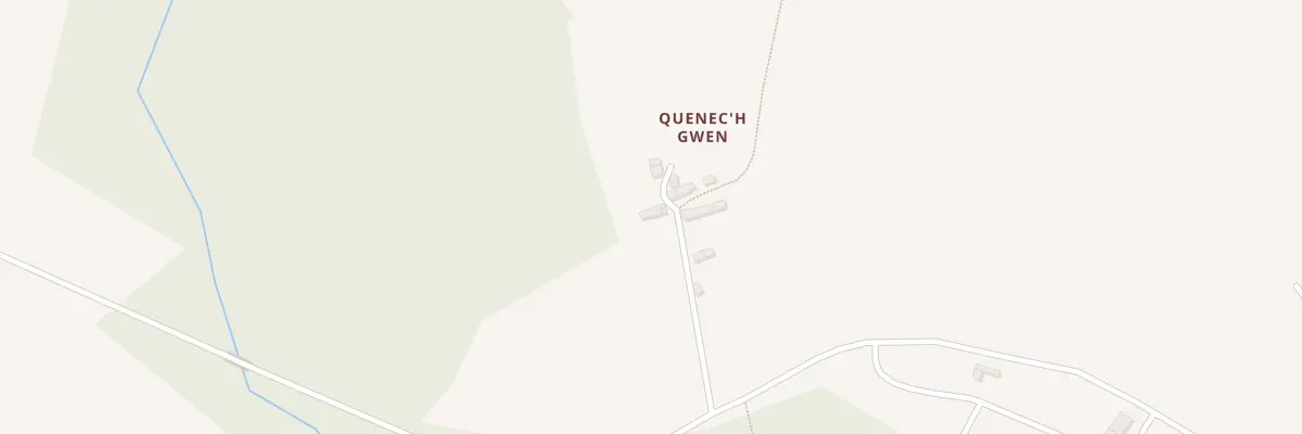 Plan du 134 Quenec’Hguen à Plouyé