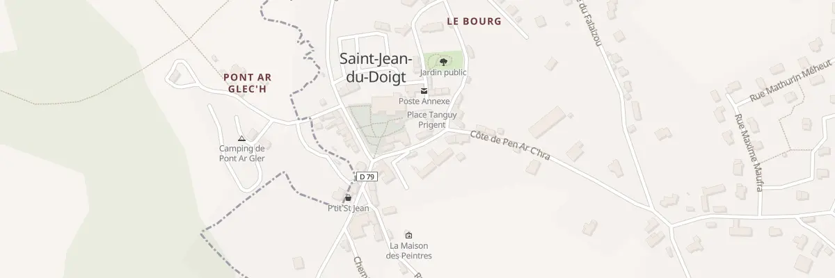 Plan du 2 Rue de la Duchesse Anne à Saint-Jean-du-Doigt