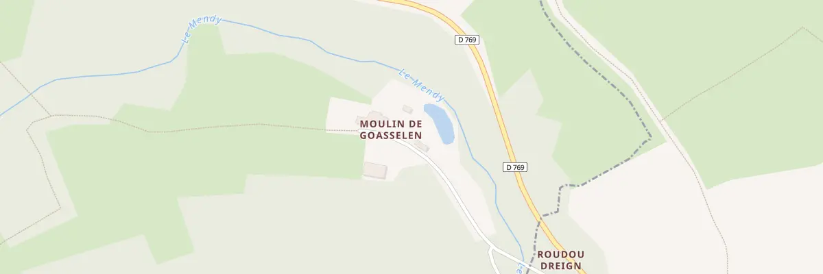 Plan du 377 Goasselen à Berrien
