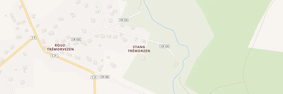 Plan du 10 Stang Tremorvezen à Névez
