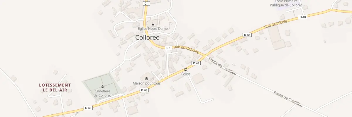 Plan du 1 Imp Traversière à Collorec