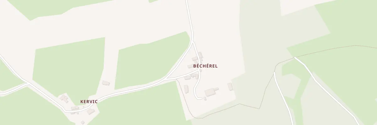 Plan du 1978I Becherel à Plouyé