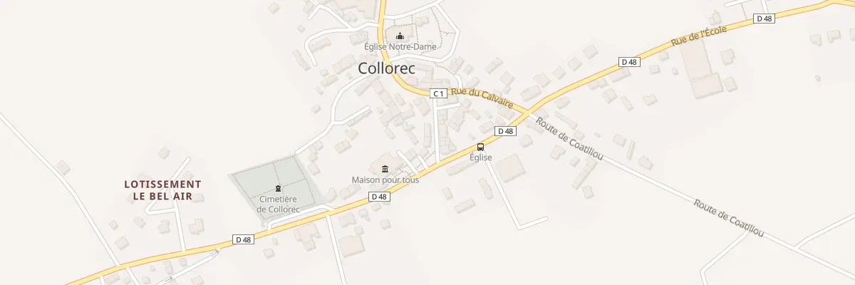 Plan du 5 Rue Traversière à Collorec