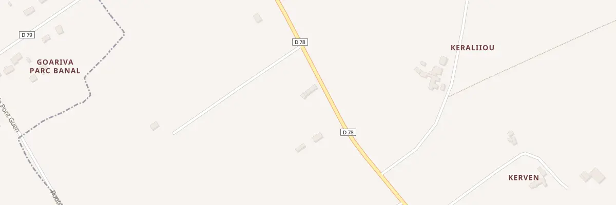 Plan du 283 Kerrun à Saint-Jean-du-Doigt