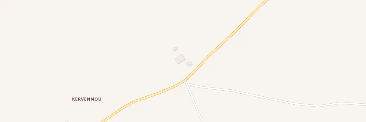 Plan du 1736 Kervennou à Scaër