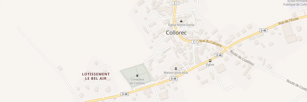Plan du 13 Rue des Cyprès à Collorec