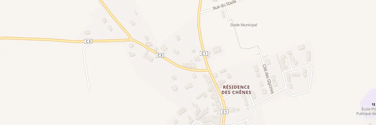 Plan du 3 Rte de Loqueffret à Collorec