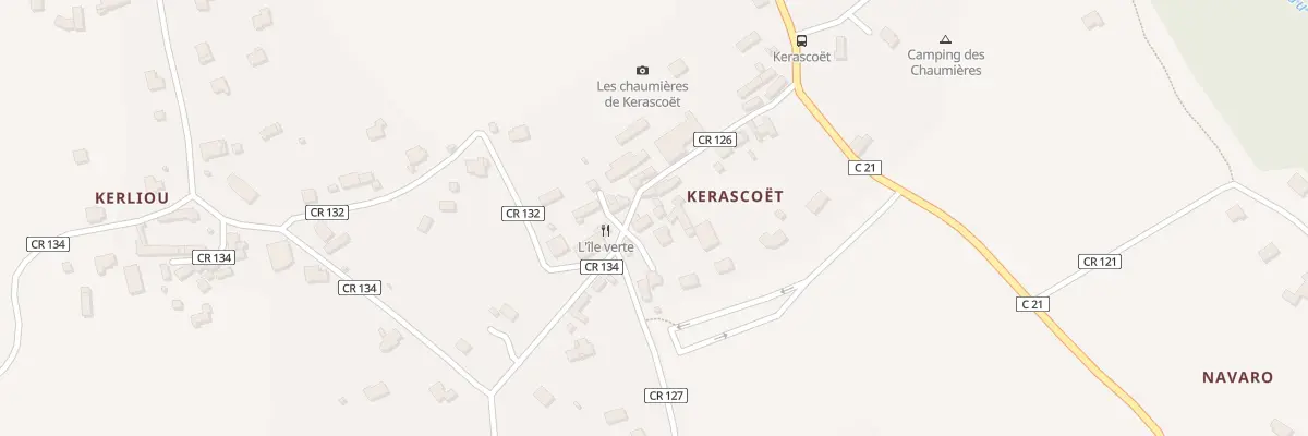 Plan du 39 Kerascoet à Névez