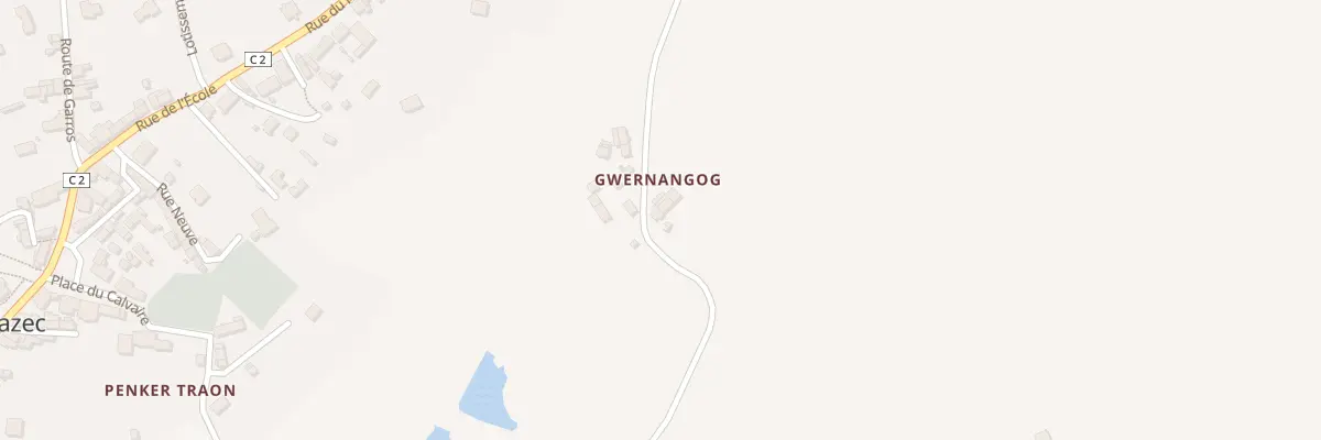 Plan du 1 Guernangoc à Saint-Goazec
