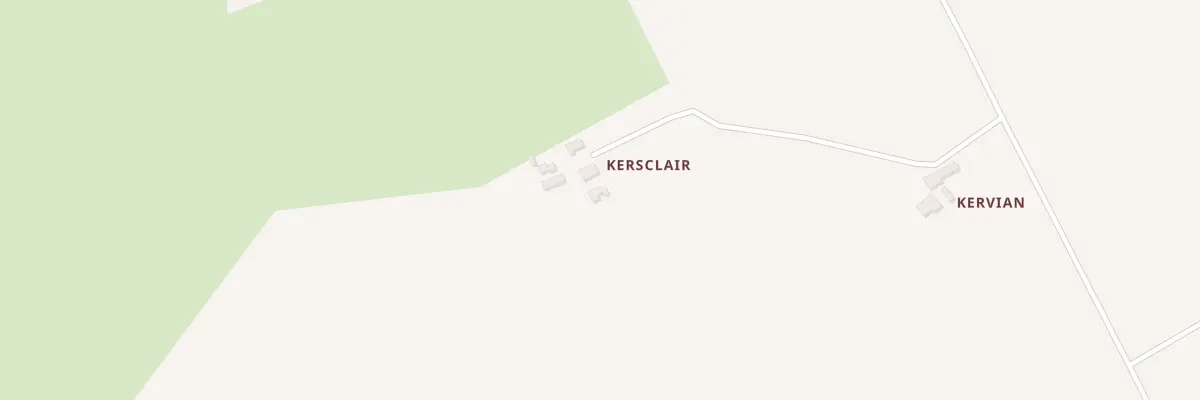 Plan du 5080 Kersclair à Scaër