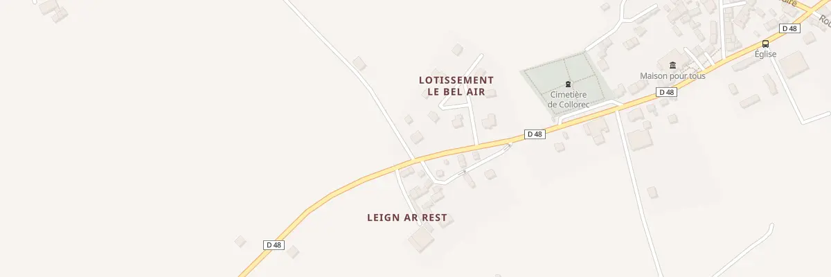 Plan du 19 Rte de Plonévez du Faou à Collorec