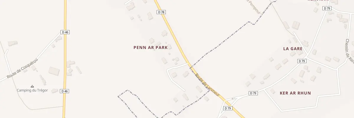 Plan du 25 Rte de Lanmeur à Plougasnou