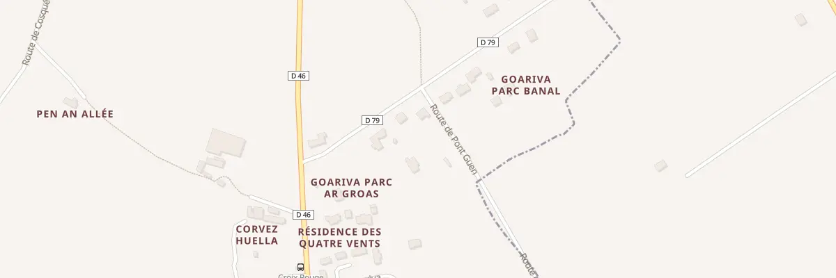 Plan du 3 Rte de la Croix Rouge à Plougasnou