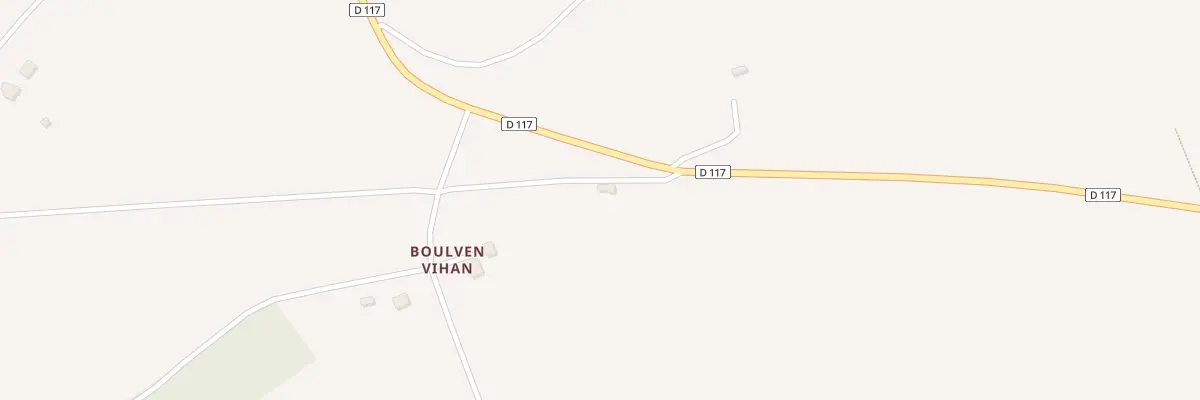 Plan du 1 Boulven à Châteauneuf-du-Faou