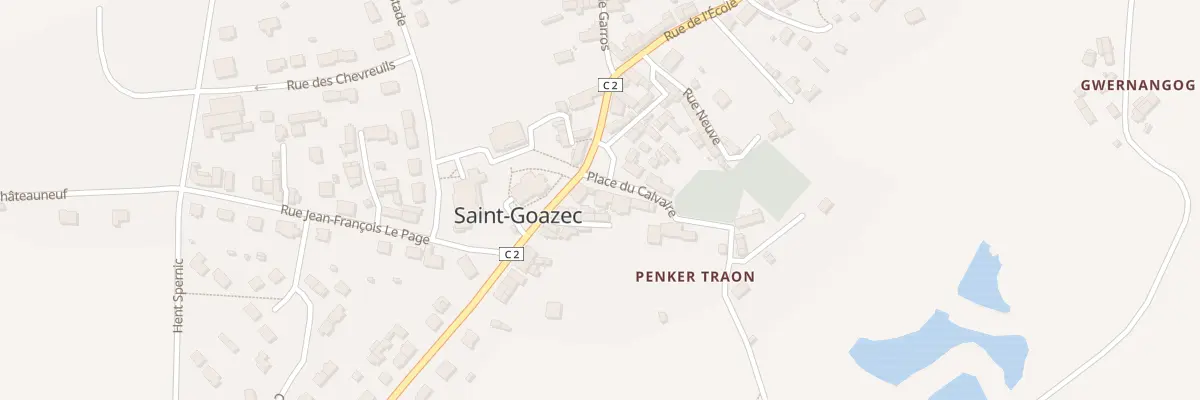 Plan du 3 Pl du Calvaire à Saint-Goazec