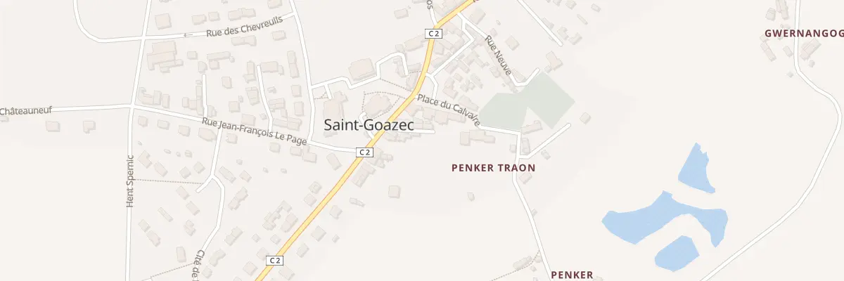 Plan du 3 Rue du Sabotier à Saint-Goazec
