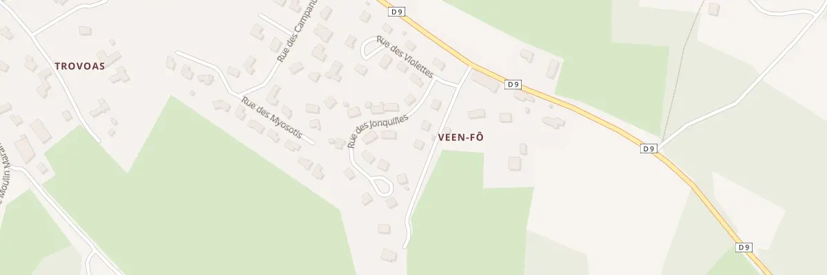 Plan du 6 Rue des Jonquilles à Plougonven