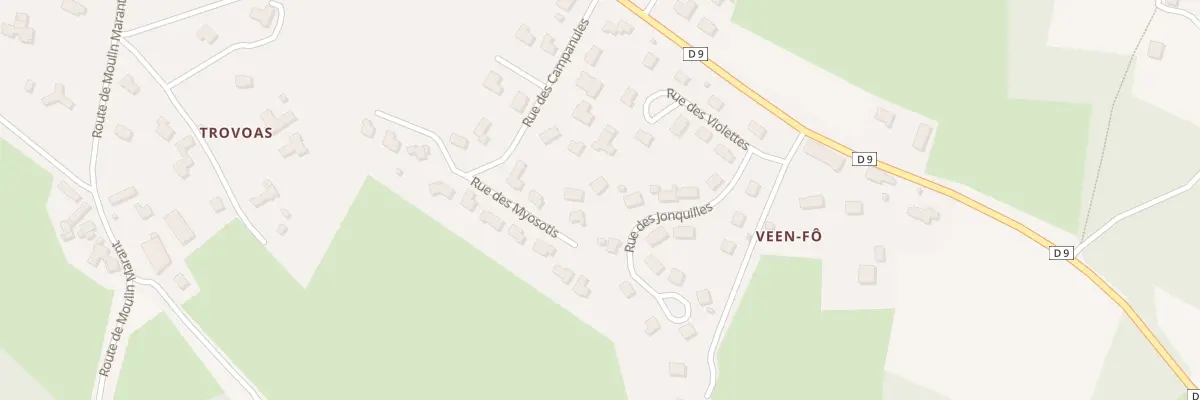 Plan du 9 Rue des Jonquilles à Plougonven