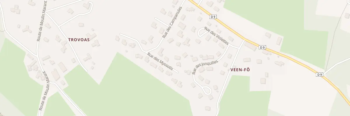 Plan du 5 Rue des Myosotis à Plougonven
