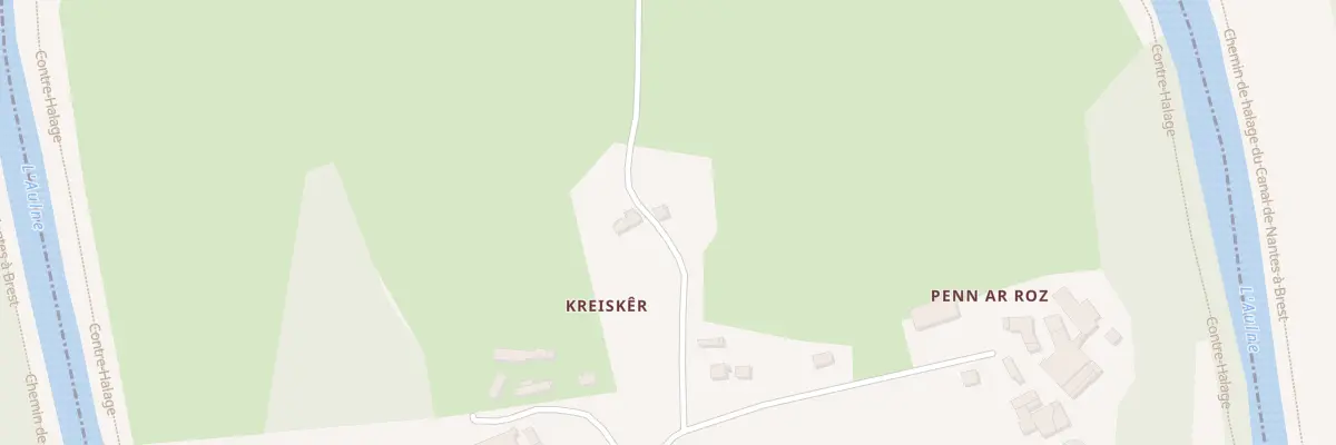 Plan du 3 Kreisker à Saint-Goazec