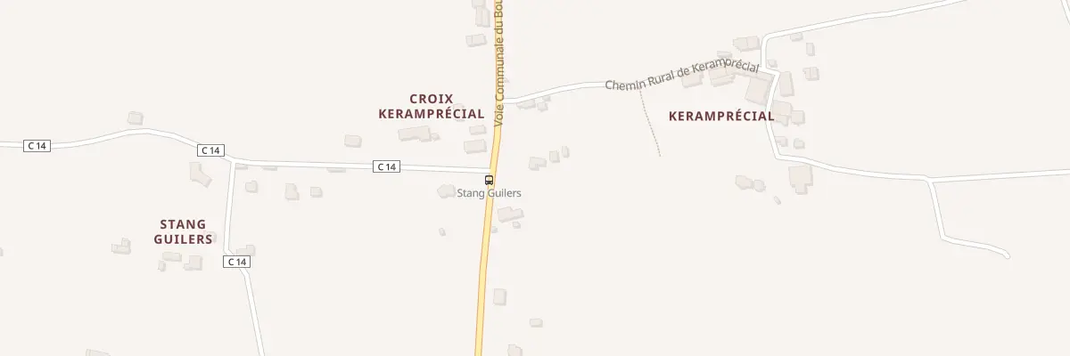 Plan du 7 La Croix de Keramprecia à Rosporden