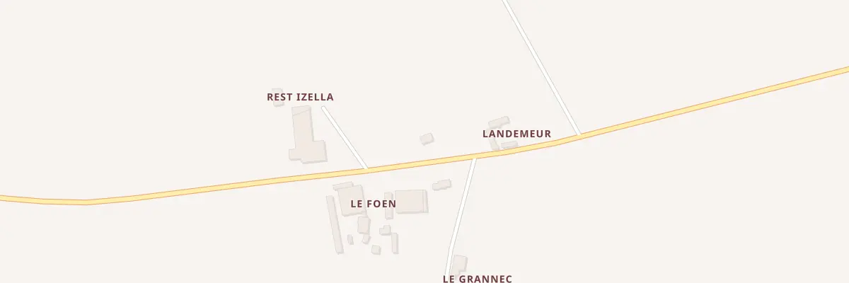 Plan du 1231 Rte du Foën à Plouezoc’h
