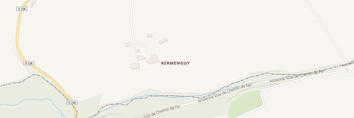 Plan du 325 Kermenguy à Plonévez-du-Faou