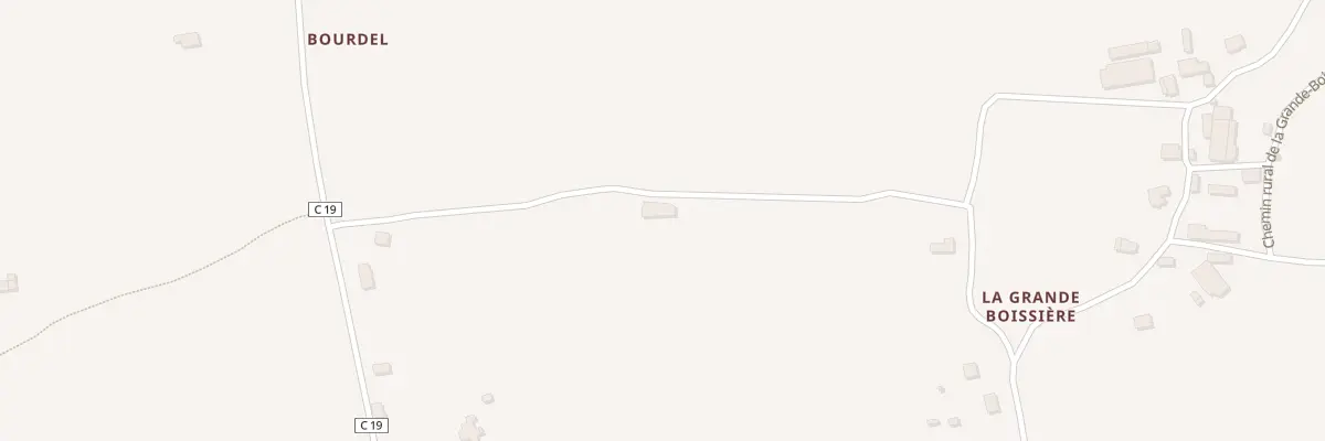 Plan du 4709 La Grande Boissiere à Rosporden