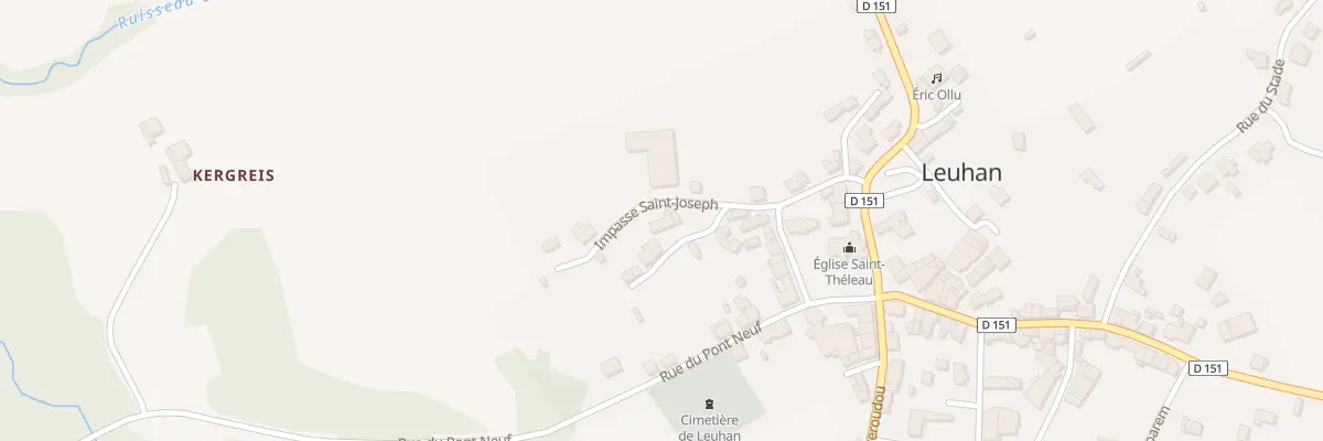 Plan du 2 Imp Saint-Yves à Leuhan
