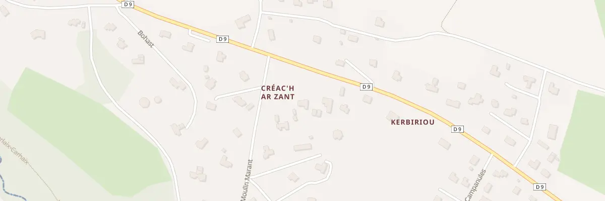 Plan du 6 Creach Ar Zant à Plougonven